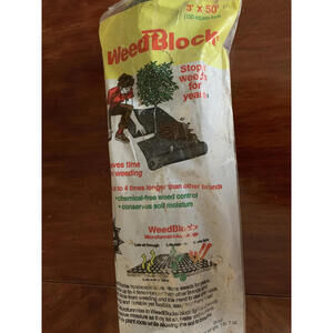 3' X 50' (150 sqr ft) WeedBlock Garden Fabric